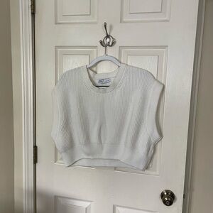 Zara Cropped Sweater Vest